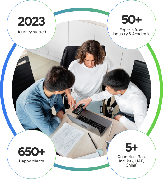 SCS team working together